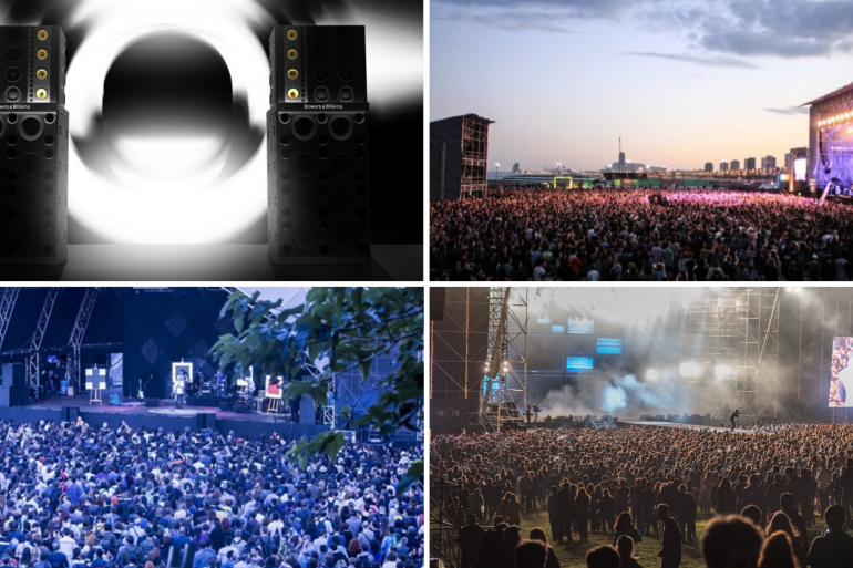 Bowers & Wilkins Sound System on the stage of Primavera Sound Barcelona