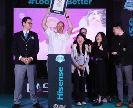 Hisense achieves GUINNESS WORLD RECORDS™ with Hisense Laser TV Championships