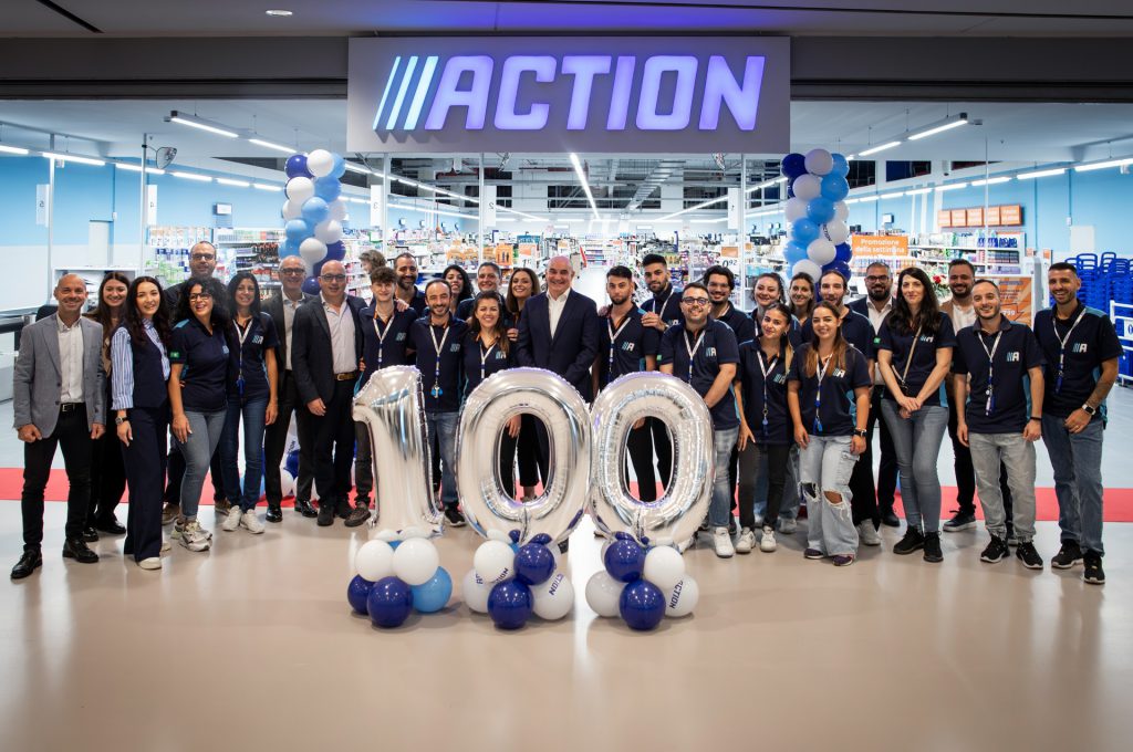 Action festeggia il 100esimo store in Italia, a Nola (Napoli)