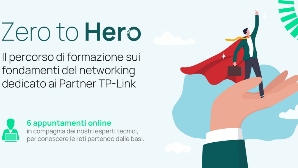 Parte “Zero to Hero”, il percorso gratuito di formazione di TP-Link